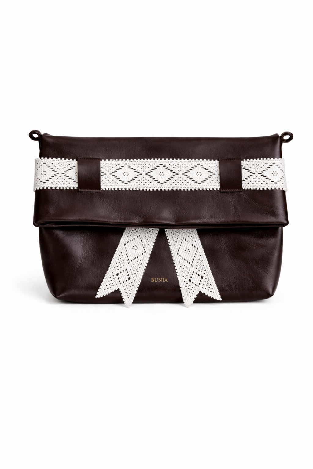 Maxi Brown Clutch