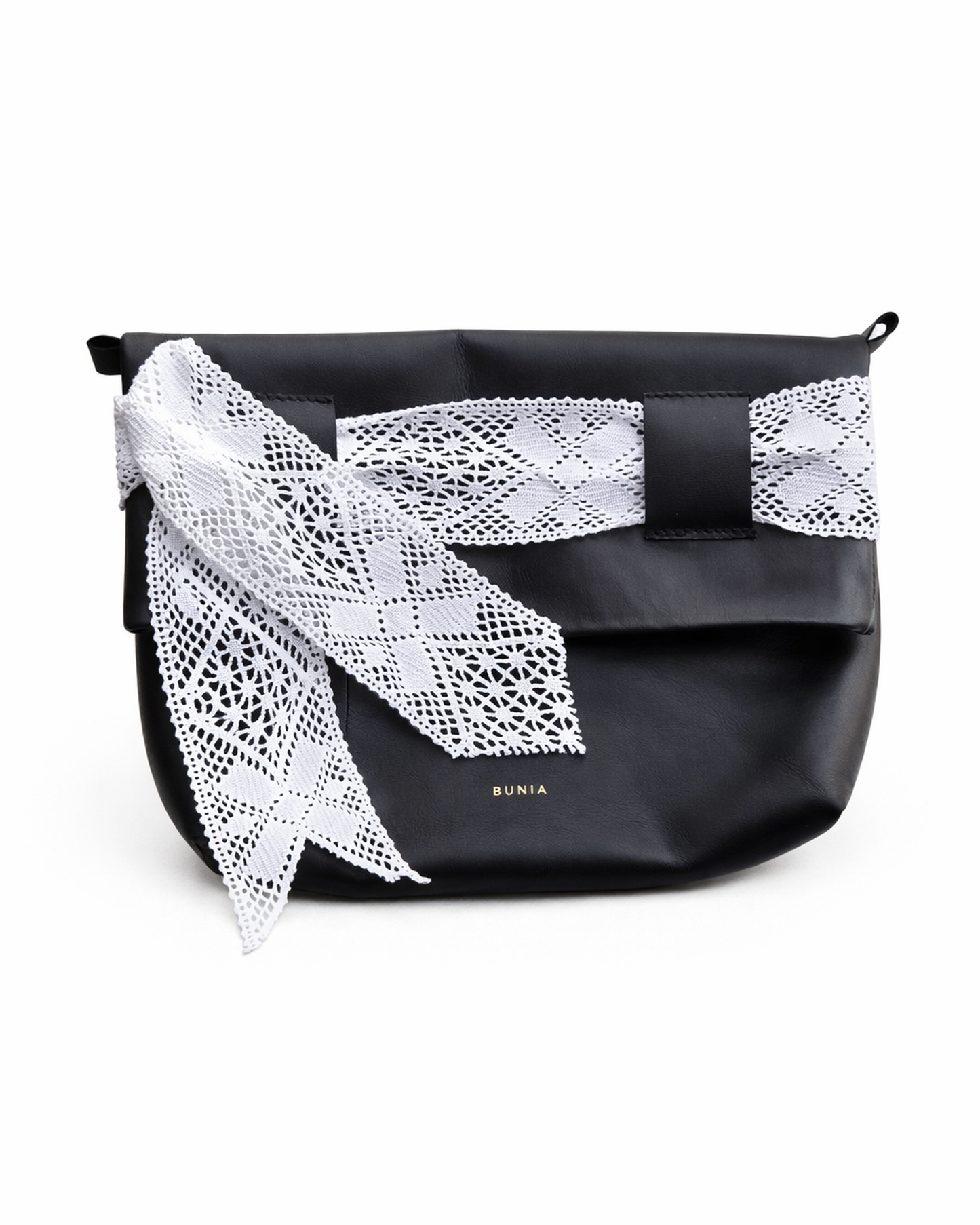 B U N I A Mini Black Clutch – zdjęcie 1