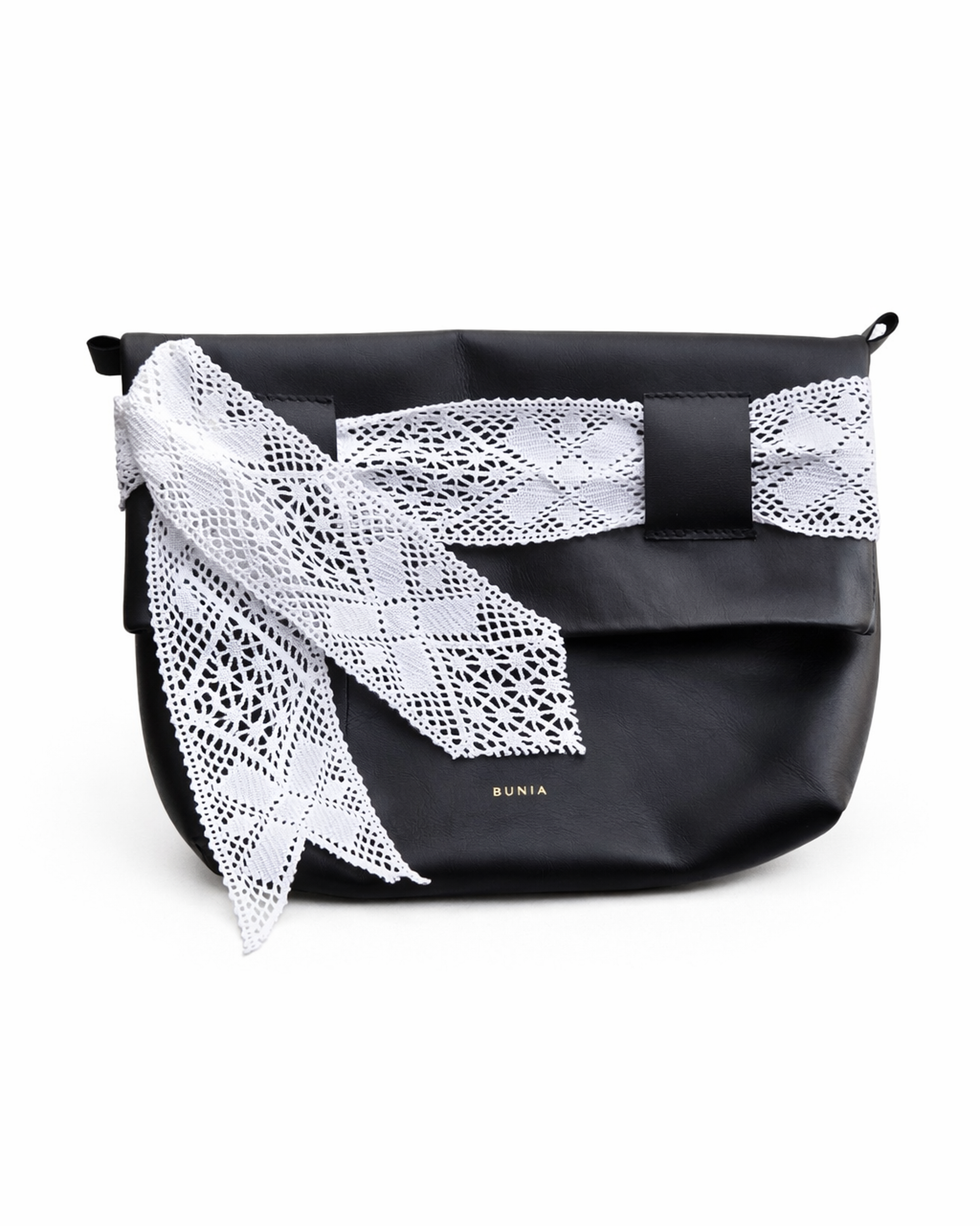 B U N I A Mini Black Clutch – zdjęcie 1